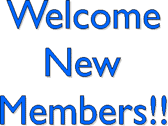 Welcome
New
Members!!
